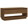 vidaXL Meuble TV Ch&ecirc;ne marron 102x41x44 cm Bois d'ing&eacute;nierie