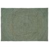vidaXL Tapis de surface Vert olive 120 x 170 cm Jute