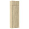 vidaXL Armoire de rangement ch&ecirc;ne sonoma 70x42,5x225 cm