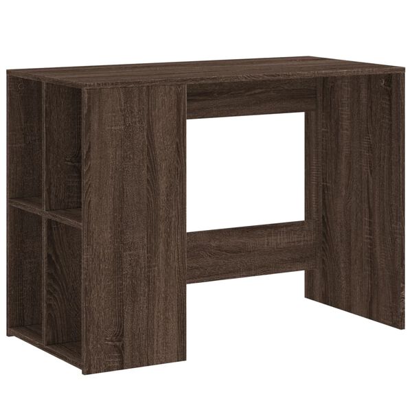 vidaXL Bureau ch&ecirc;ne marron 102x50x75 cm bois d'ing&eacute;nierie