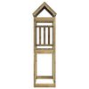 vidaXL Tour de jeu Marron 52,5 x 110,5 x 215 cm Bois solide impr&eacute;gn&eacute;