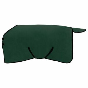 vidaXL Couverture &Eacute;quine Vert fonc&eacute; complet 75 cm Fleece en polyester