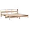 vidaXL Cadre de lit sans matelas 200x200 cm bois massif de pin