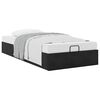 vidaXL Cadre de lit ottoman sans matelas noir 100x200 cm velours