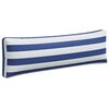 vidaXL Coussins de palette lot de 3 rayures bleues/blanches