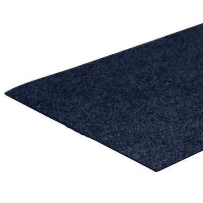 vidaXL Tapis d'escalier autocollants Rectangulaire 15 pcs 60x25cm Bleu