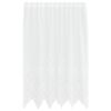 vidaXL Rideau en Dentelle Blanc 150 x 160 cm Polyester
