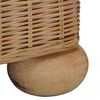 vidaXL Fauteuil avec coussins Rotin naturel