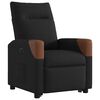 vidaXL Fauteuil inclinable &eacute;lectrique noir tissu
