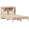 vidaXL Lit biblioth&egrave;que sans matelas 135x190 cm bois de pin massif