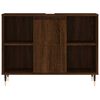 vidaXL Armoire salle de bain chêne marron 80x33x60cm bois d'ingénierie