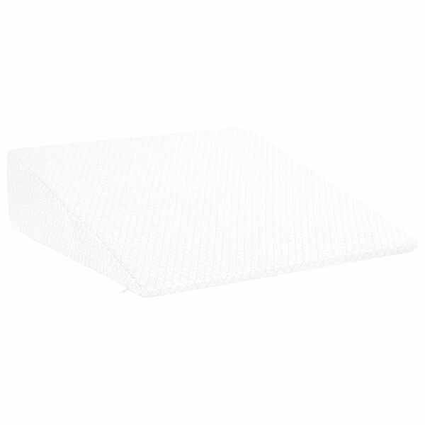 vidaXL Coussin en coin Uni Blanc 69 x 64 x 19 cm