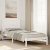 vidaXL Cadre de lit extra long sans matelas 90x210 cm bois massif
