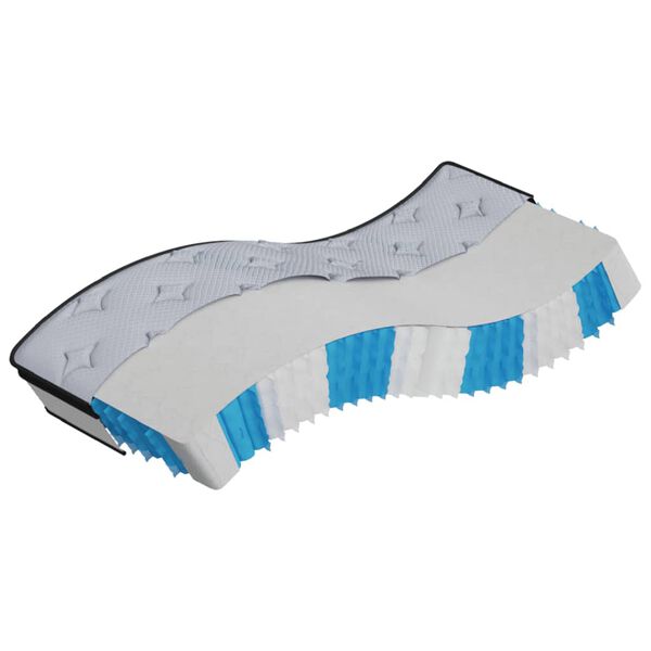 vidaXL Matelas &agrave; ressorts ensach&eacute;s moyen 70x200 cm
