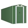 vidaXL Abri de jardin Vert 192x606x223 cm M&eacute;tal galvanis&eacute;
