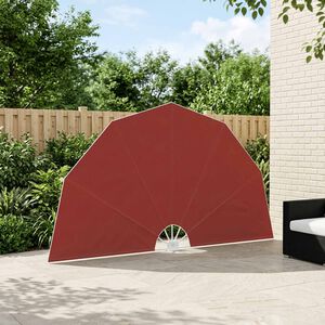 vidaXL Auvent lat&eacute;ral pliable de terrasse Terre cuite 160 cm