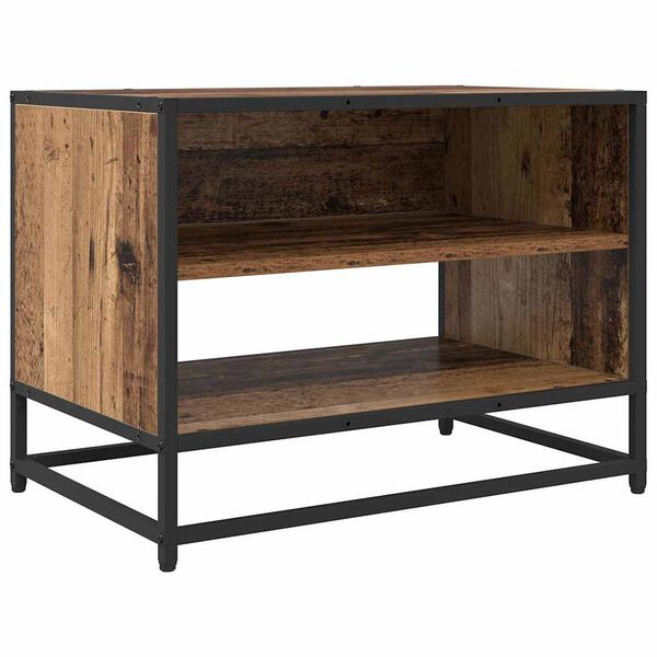 vidaXL Unites TV Bois Ancien 61 x 40 x 46 cm Bois d'ing&eacute;nierie