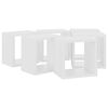 vidaXL Étagères cube murales 6 pcs Blanc 22x15x22 cm