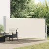 vidaXL Auvent lat&eacute;ral r&eacute;tractable 140 x 300 cm Blanc cass&eacute;