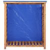 vidaXL Remise à bois de chauffage 105x38x115 cm Bois d'acacia solide