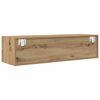 vidaXL Meuble TV ch&ecirc;ne artisanal 100 x 31 x 25.5 cm Bois d'ing&eacute;nierie