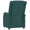 vidaXL Fauteuil inclinable &eacute;lectrique Vert fonc&eacute; Tissu