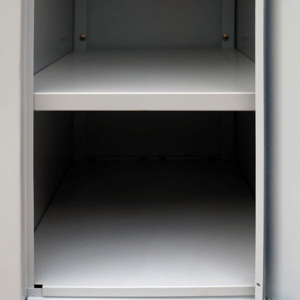 vidaXL Armoire &agrave; casiers Gris 45 x 90 x 180 cm