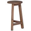vidaXL Tabouret Naturel 28 x 28 x 50 cm Bois d'Acajou