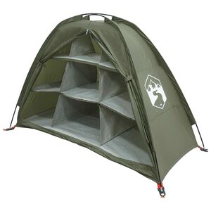 vidaXL Tente de stockage avec toit Vert olive 120 x 50 x 70 cm