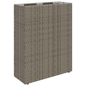 vidaXL Grand Pot Gris 55 x 22 x 70 cm polyrotin
