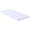 vidaXL Matelas en mousse Blanc 80 x 200 cm Mousse