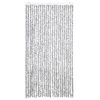 vidaXL Moustiquaire Gris clair et gris foncé 100x220 cm Chenille