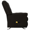 vidaXL Fauteuil de massage inclinable Noir Tissu