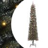 vidaXL Sapin de No&euml;l artificiel Vert 240 cm PVC, plastique et acier