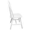 vidaXL Chaises à manger lot de 4 blanc bois d'hévéa solide