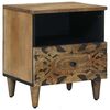 vidaXL Armoire de lit Marron 40 x 33 x 46 cm Bois de mangue massif