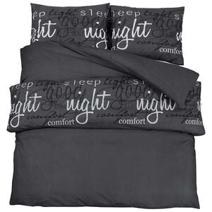 vidaXL Ensemble de housse de couette noir et blanc 260x240 cm coton