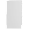vidaXL Armoire d'&eacute;vier Blanc 63x30x54 cm Bois d'ing&eacute;nierie