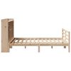 vidaXL Lit biblioth&egrave;que sans matelas 140x190 cm bois de pin massif