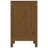vidaXL Bo&icirc;te &agrave; linge Marron miel 44x44x76 cm Bois massif de pin