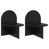 vidaXL Table de chevet 2 pcs Ch&ecirc;ne noir 48 x 49 x 65 cm
