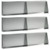 vidaXL Mur de sout&egrave;nement 6 pc 80 x 12 x 50 cm Acier galvanis&eacute; Argent&eacute;