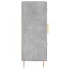 vidaXL Buffet gris b&eacute;ton 69,5x34x90 cm bois d'ing&eacute;nierie