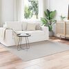 vidaXL Tapis de surface Carr&eacute; HUARTE Cr&egrave;me 120 x 120 cm Polyester
