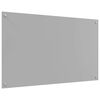 vidaXL Protection de cuisine 2 pcs Gris clair 100 x 60 cm verre tremp&eacute;