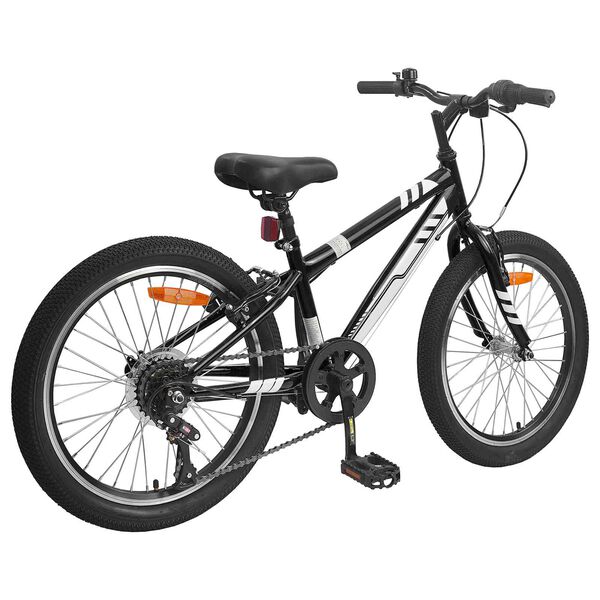 vidaXL V&eacute;lo de Montagne 20 Pouces 6-Speed pour 5-8 ans Noir