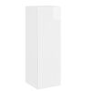 vidaXL Cabinet de Salle de Bain Mural Blanc brillant