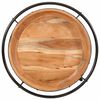 vidaXL Table d'appoint &Oslash;55x60 cm bois massif d'acacia