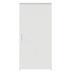 vidaXL Armoire de rangement blanc 50x45x103,5 cm bois d'ing&eacute;nierie