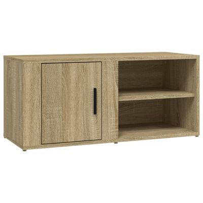 vidaXL Meubles TV 2 pcs Chêne sonoma 80x31,5x36 cm Bois d'ingénierie